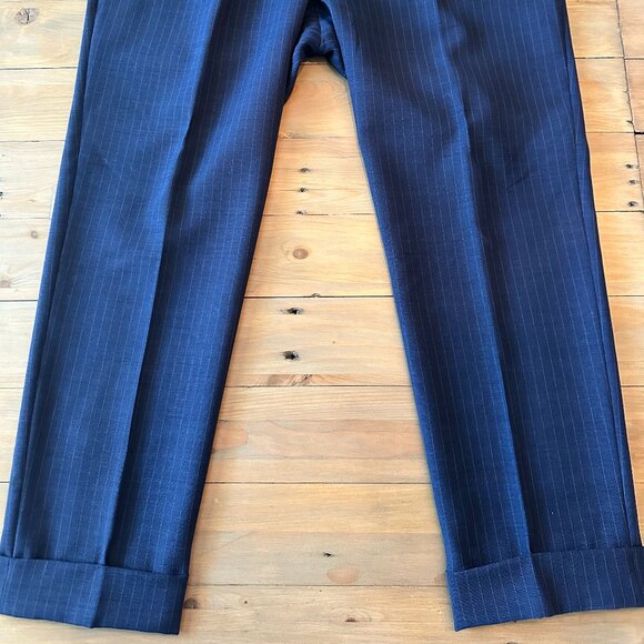 Sartoria Partenopea Navy Pinstripe Summer Suit 48R - Picture 2 of 14